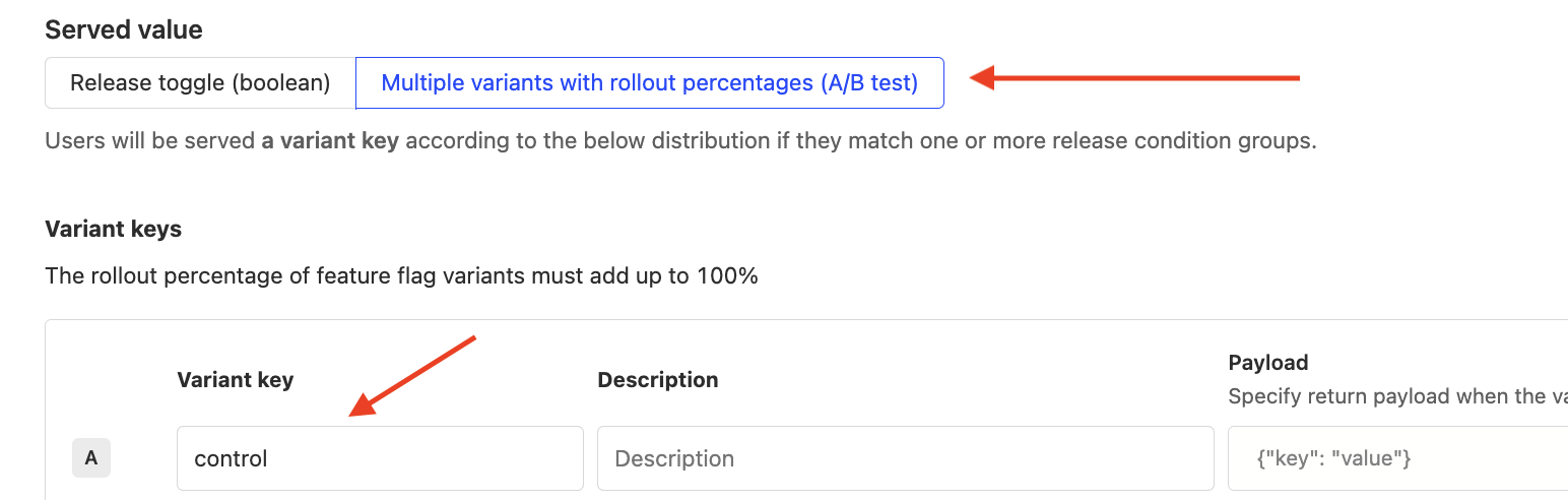 Reuse an existing feature flag for an experiment